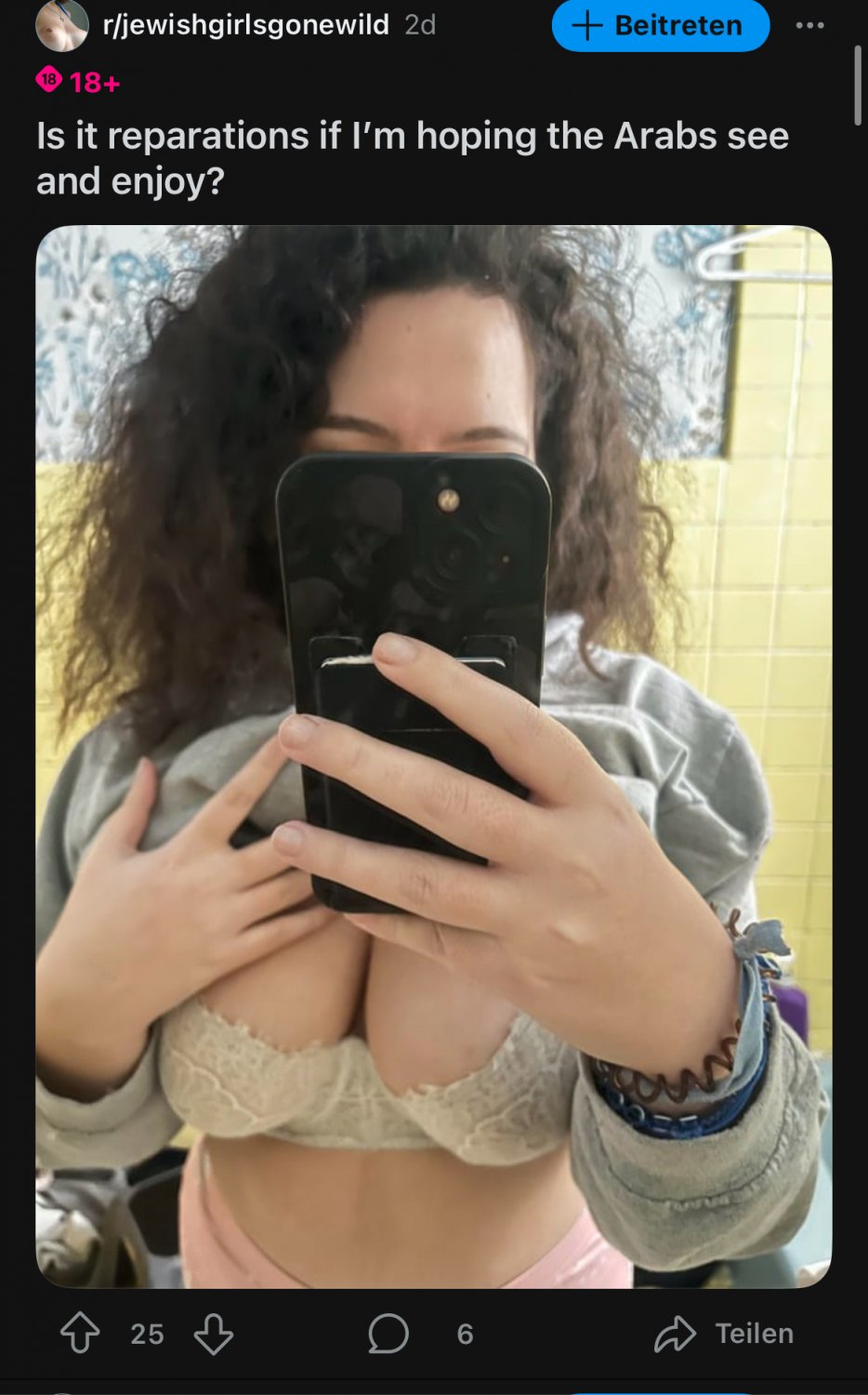 Jewish israeli girl wants reparations for palestinians by sucking their muslim bbc‘s🇵🇸🇵🇸🇵🇸