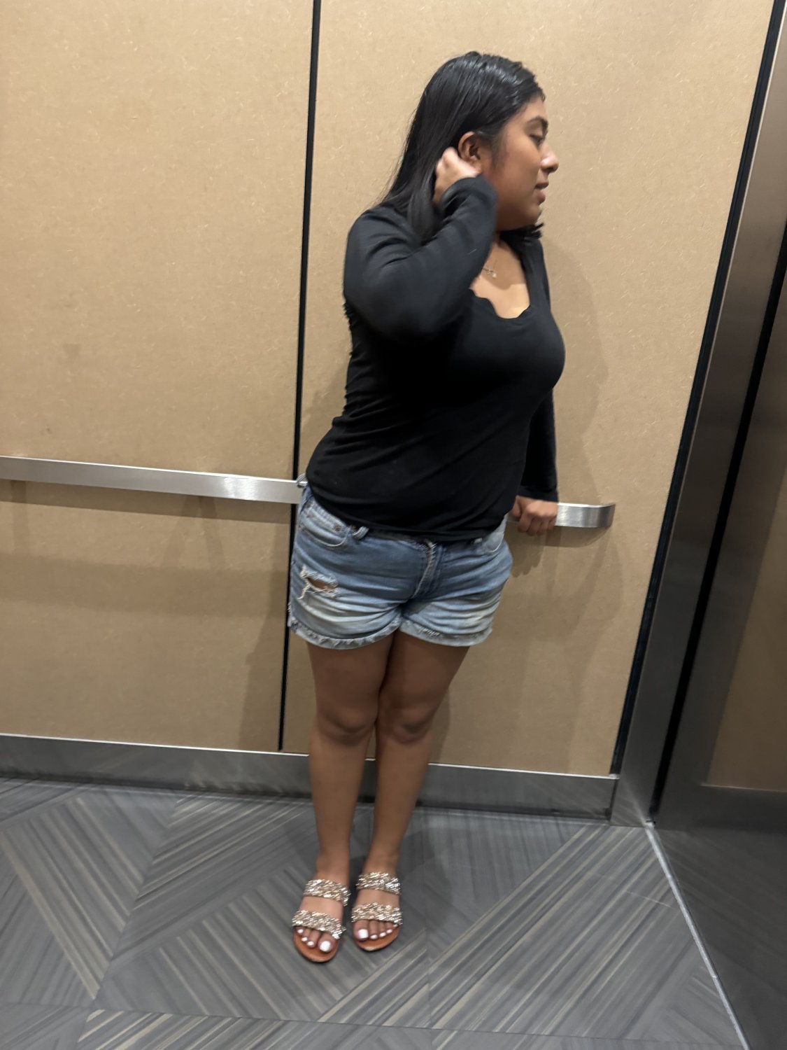 Latina cousin caught me taking pics of her