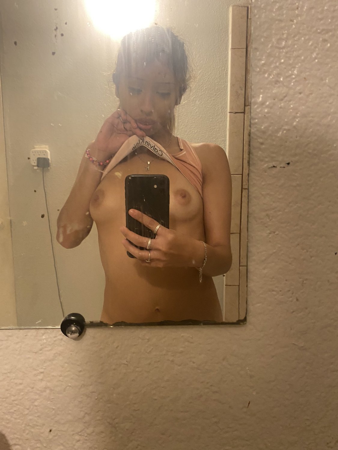 Barely legal latina has a creamy mess